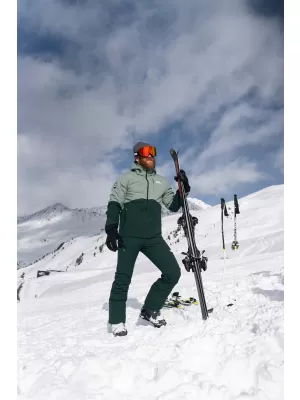 Moška smučarska jakna NORDBLANC START NBWJM7925 ZELENA