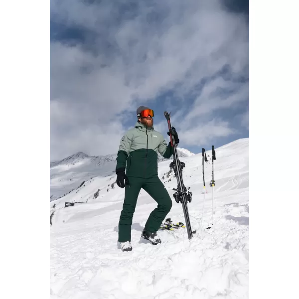  Moška smučarska jakna NORDBLANC START NBWJM7925 ZELENA 