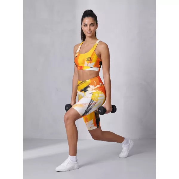  Ženske pajkice nad koleni premium ALTISPORT VOJ/ALW019LEG02 ORANŽNA 