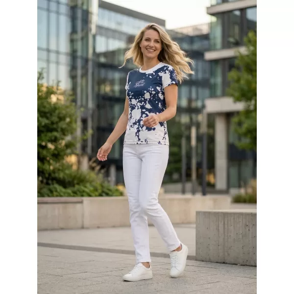  Ženska premium funkcionalna majica ALTISPORT VOJ/ALW012TR01 BELA/MODRA 