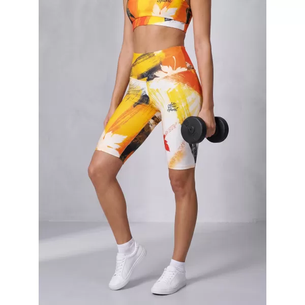  Ženske pajkice nad koleni premium ALTISPORT VOJ/ALW019LEG02 ORANŽNA 
