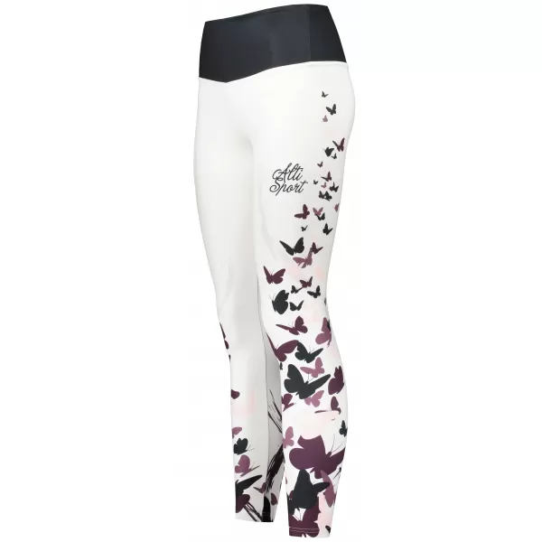  Ženske dolge premium pajkice ALTISPORT VOJ/ALW022LEG01 BELA 