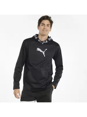 Moški pulover PUMA TRAIN PWR FLEECE HOODIE 520893-01 ČRNA