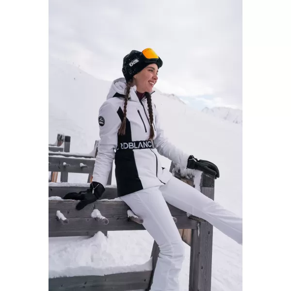 Ženska softshell smučarska jakna NORDBLANC APRES-SKI NBWJL7928 BELA 