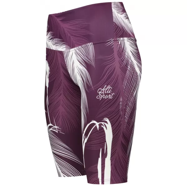  Ženske pajkice nad koleni premium ALTISPORT VOJ/ALW001LEG02 VIJOLIČNA/BELA 