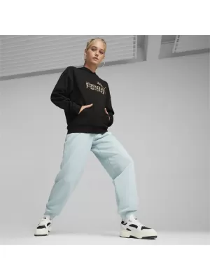 Ženske hlače PUMA ESS+ SMALL LOGO HW PANTS TR 678744-22 MODRA