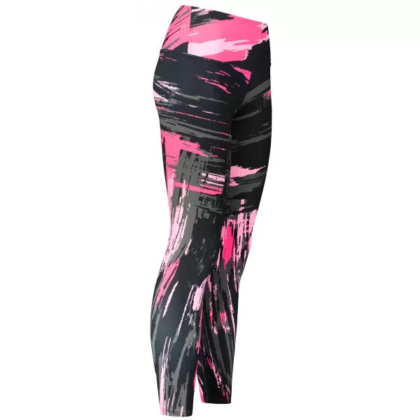  Ženske dolge premium pajkice ALTISPORT VOJ/ALW010LEG01 ČRNA/SVETLO ROZA 