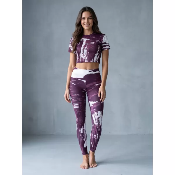  Ženske dolge premium pajkice ALTISPORT VOJ/ALW010LEG01 VIJOLIČNA 