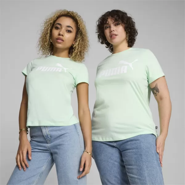  Ženska majica s kratkimi rokavi PUMA ESS LOGO TEE 586775-90 ZELENA 