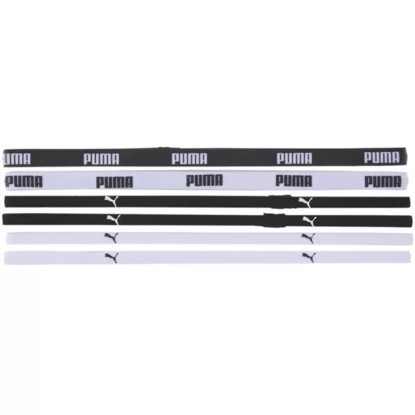  Ženski naglavni trak PUMA AT SPORTBANDS (6PCS) 053452-09 ČRNA 