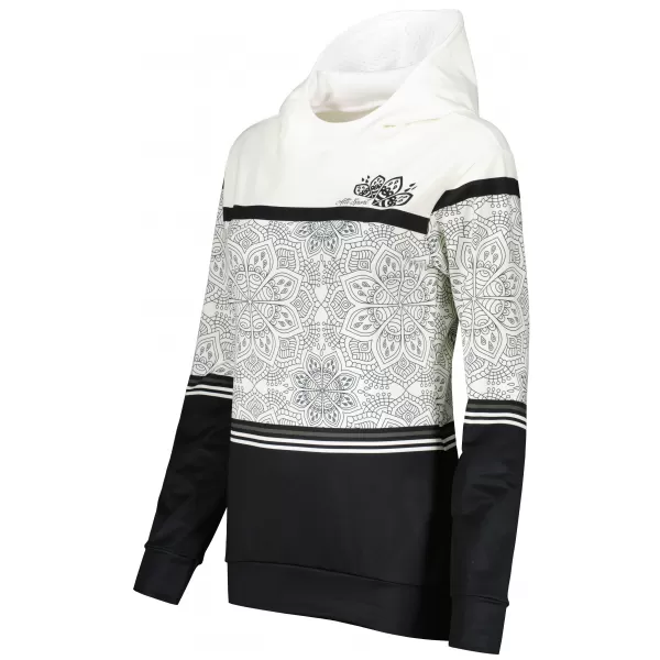  Ženski premium pulover ALTISPORT VOJ/ALW023MI01 ČRNO-BELO 