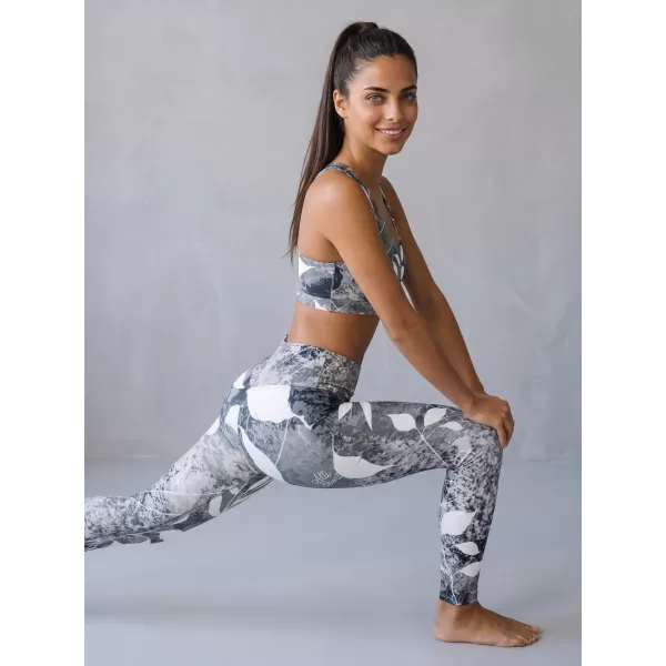  Ženske dolge premium pajkice ALTISPORT VOJ/ALW020LEG01 ČRNO-BELO 