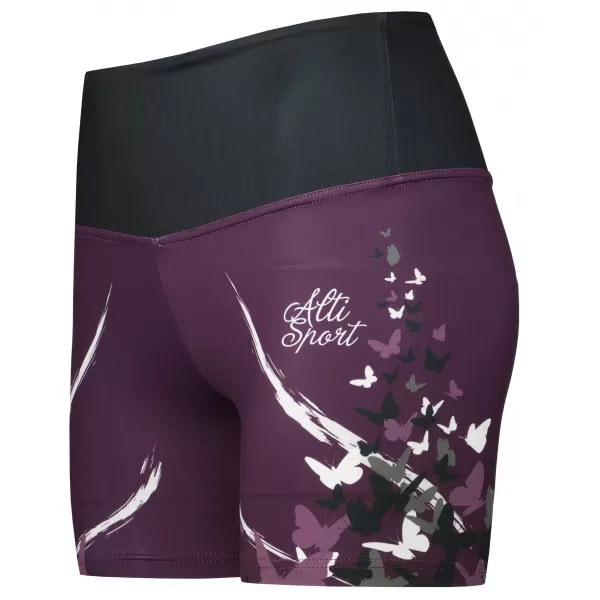  Ženske kratke premium pajkice ALTISPORT VOJ/ALW022LEG03 VIJOLIČNA 