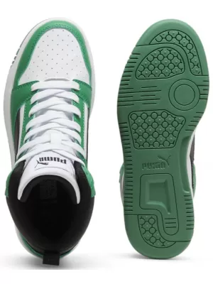 Otroški čevlji PUMA REBOUND V6 MID JR 393831-10 BELA