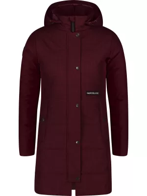 Ženski zimski plašč NORDBLANC MYSTIQUE NBWJL7943 BORDO