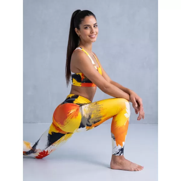  Ženski vrhunski športni modrček ALTISPORT VOJ/ALW019POD01 ORANŽNA 