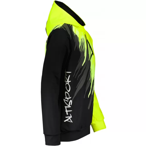  Moški vrhunski funkcionalni pulover ALTISPORT VOJ/ALM006MI01 ČRNA IN RUMENA 