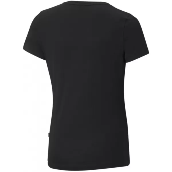  Dekliška majica s kratkimi rokavi PUMA ESS LOGO TEE 587029-01 ČRNA 