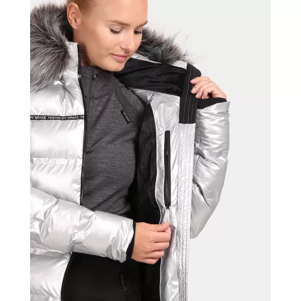  Ženska zimska jakna KILPI LTD SIRIUS-W UL0142KI SREBRO 