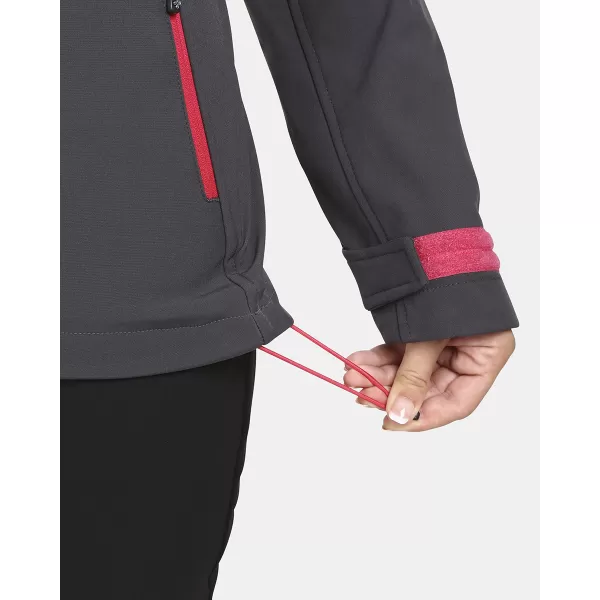  Ženska softshell jakna KILPI RAVIA-W UL0124KI TEMNO SIVA 