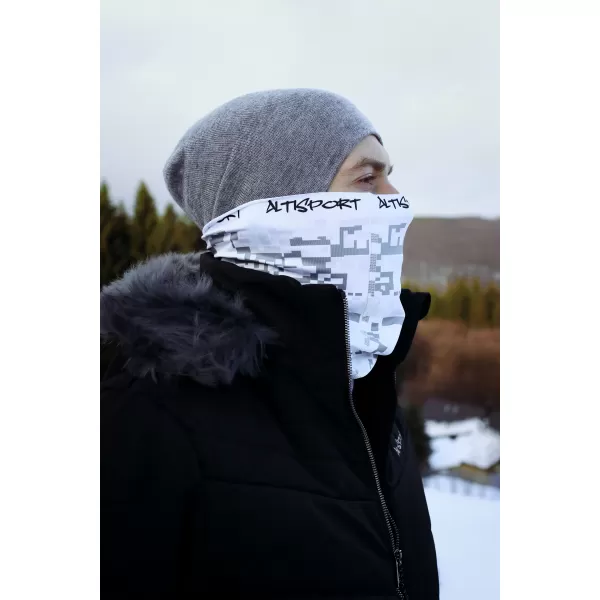  Kravata ALTISPORT VOJ/ALU011NAK01 BELO SIVA 