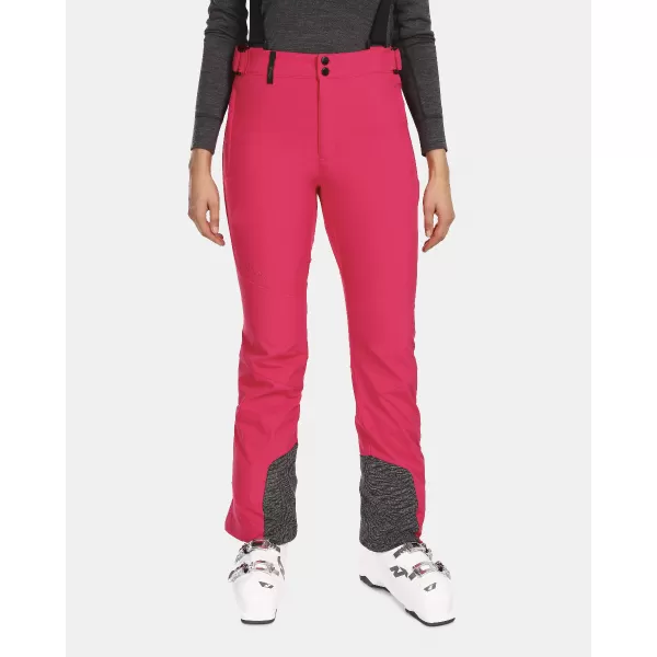  Ženske softshell smučarske hlače KILPI RHEA-W UL0407KI ROZA 