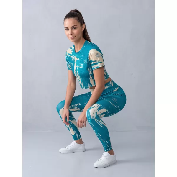  Ženske dolge premium pajkice ALTISPORT VOJ/ALW010LEG01 KEROZIN/RJAVA 