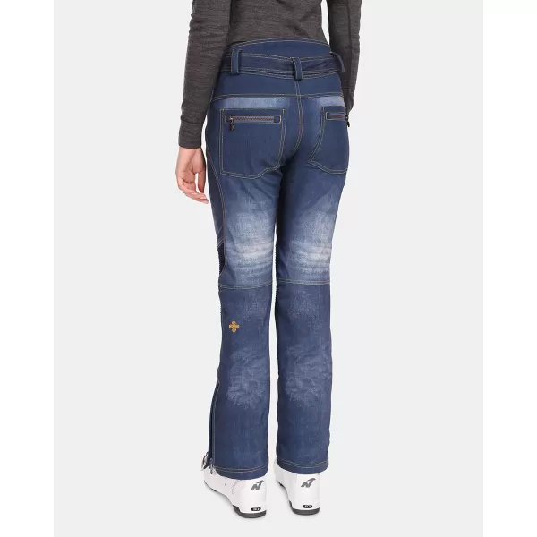  Ženske softshell smučarske hlače KILPI JEANSO-W UL0409KI TEMNO MODRA 