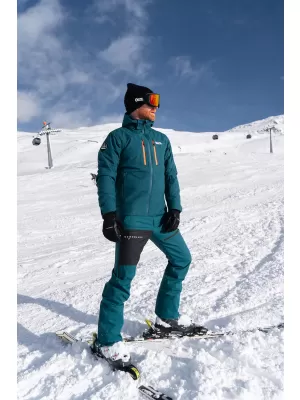 Moška smučarska jakna NORDBLANC OFFHAND NBWJM7927 ZELENA