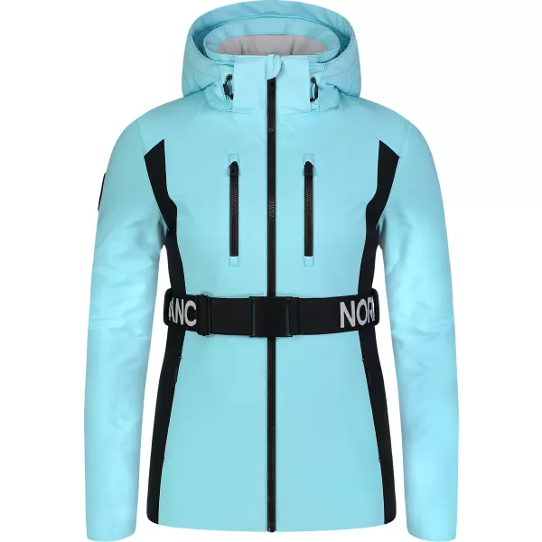  Ženska softshell smučarska jakna NORDBLANC APRES-SKI NBWJL7928 SVETLO MODRA 