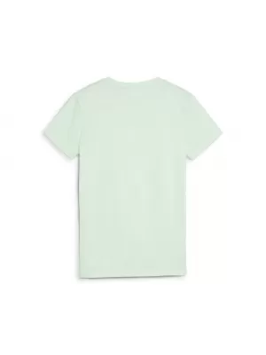 Ženska majica s kratkimi rokavi PUMA ESS LOGO TEE 586775-90 ZELENA