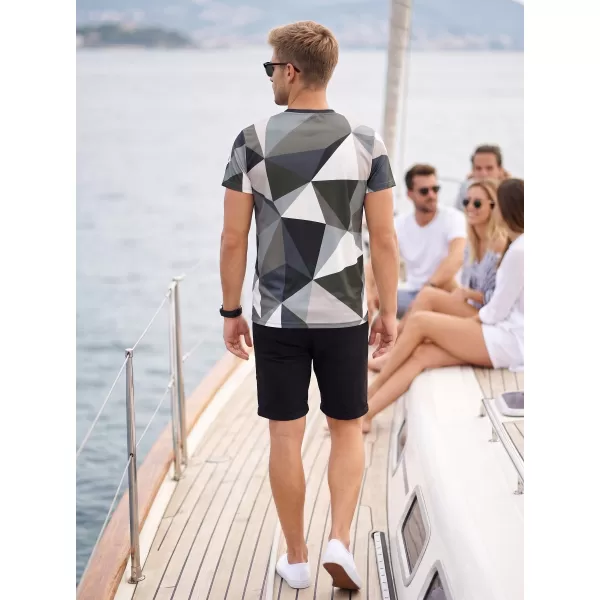  Moška premium plus funkcionalna majica s kratkimi rokavi ALTISPORT VOJ/ALM007TR02 SIVA 