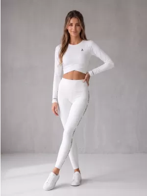 Ženske dolge premium pajkice ALTISPORT VOJ/ALW021LEG01 BELA