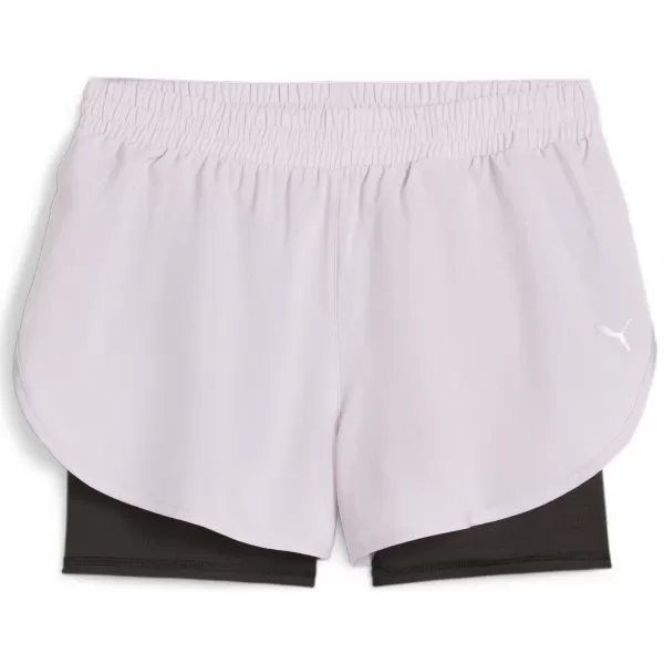  Ženske kratke hlače PUMA RUN FAV WOVEN 2IN1 SHORT W 523181-60 ČRNA 