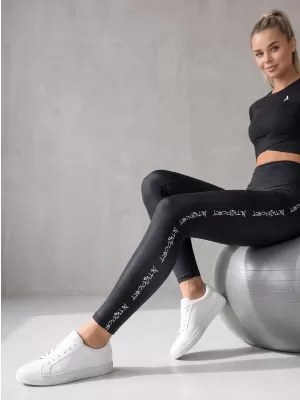 Ženske dolge premium pajkice ALTISPORT VOJ/ALW021LEG01 ČRNA