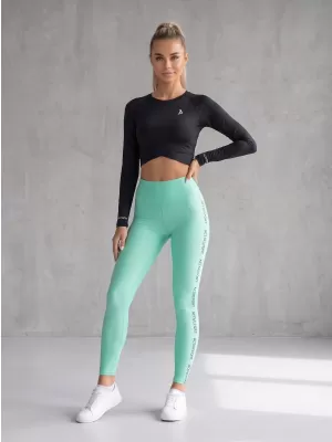 Ženske dolge premium pajkice ALTISPORT VOJ/ALW021LEG01 TURKIZNA