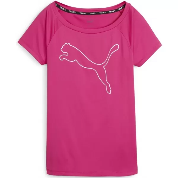  Ženska majica s kratkimi rokavi PUMA TRAIN FAV JERSEY CAT TEE 522420-48 ROZA 