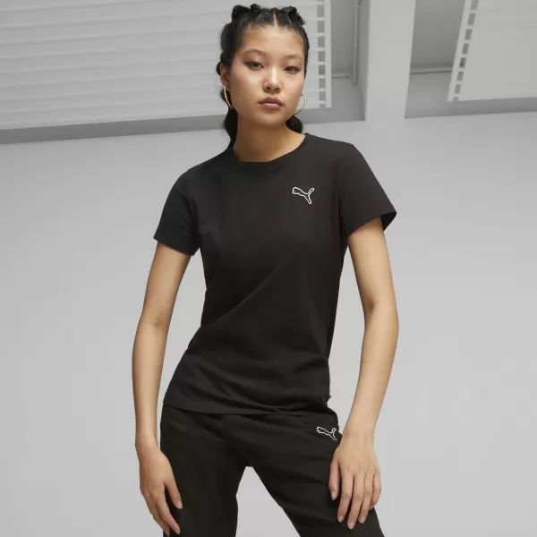  Ženska majica s kratkimi rokavi PUMA BETTER ESSENTIALS TEE 675986-01 ČRNA 