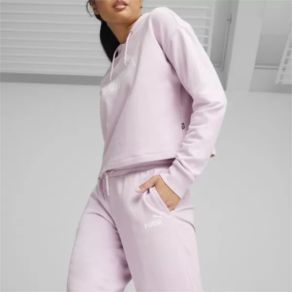  Ženske hlače PUMA ESS+ SMALL LOGO HW PANTS TR 678744-60 VIJOLIČNA 
