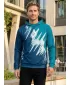 Moški vrhunski funkcionalni pulover ALTISPORT VOJ/ALM006MI01 KEROZIN/MODRA