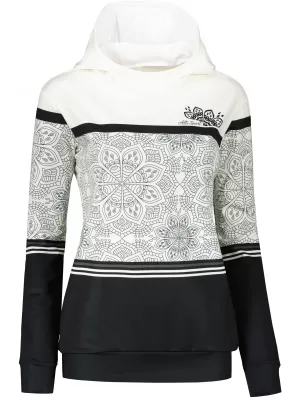 Ženski premium pulover ALTISPORT VOJ/ALW023MI01 ČRNO-BELO
