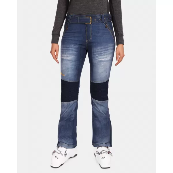  Ženske softshell smučarske hlače KILPI JEANSO-W UL0409KI TEMNO MODRA 