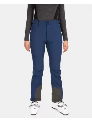 Ženske softshell smučarske hlače KILPI RHEA-W UL0407KI TEMNO MODRA