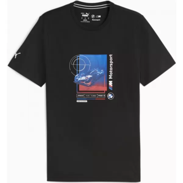  Moška majica s kratkimi rokavi PUMA BMW MMS CAR GRAPHIC TEE 2 624158-01 ČRNA 