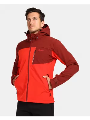 Moška softshell jakna KILPI RAVIO-M UM0126KI RDEČA