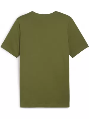 Moška majica s kratkimi rokavi PUMA ESS+ 2 COL LOGO TEE 586759-35 ZELENA