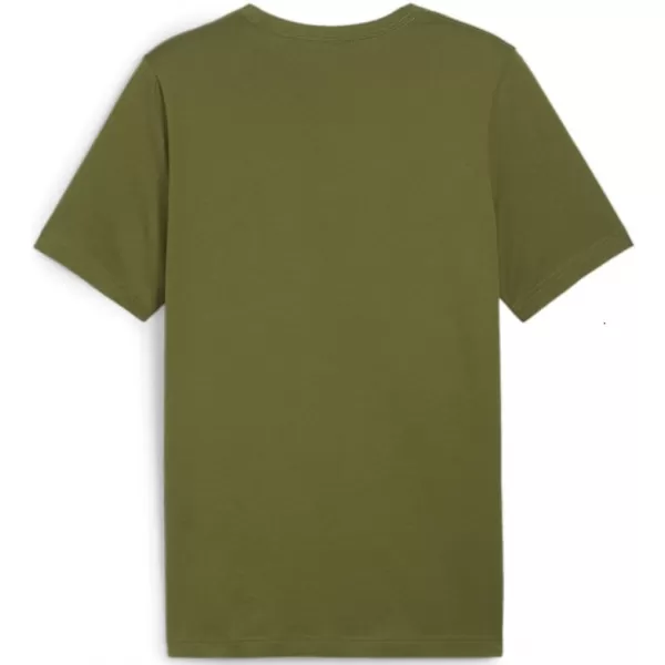  Moška majica s kratkimi rokavi PUMA ESS+ 2 COL LOGO TEE 586759-35 ZELENA 