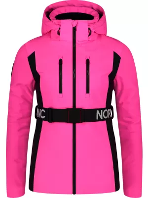 Ženska softshell smučarska jakna NORDBLANC APRES-SKI NBWJL7928 ROZA