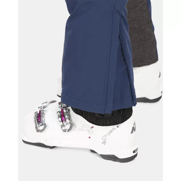  Ženske softshell smučarske hlače KILPI RHEA-W UL0407KI TEMNO MODRA 