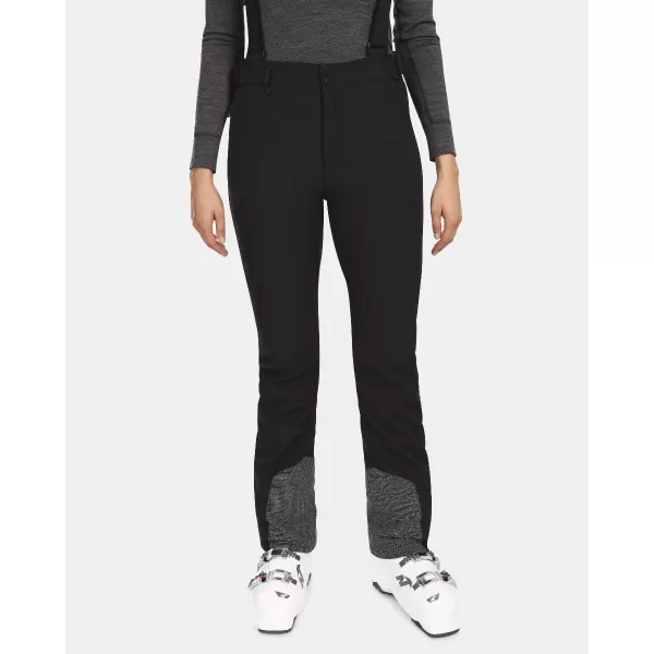  Ženske softshell smučarske hlače KILPI RHEA-W UL0407KI ČRNA 